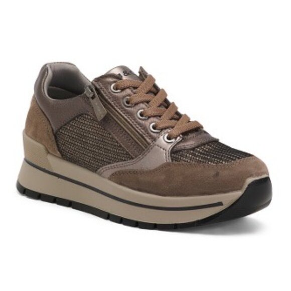 IGI&CO Made In Italy Leather Trim Sneakers size various